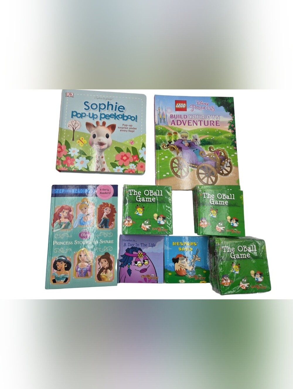 📚​Children's Book Lot - Disney Princess, Sophie Peekaboo, OBall Game 33 Books